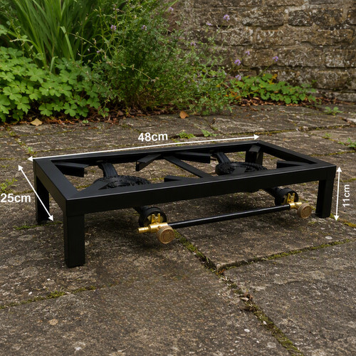 Double burner lpg - burner,