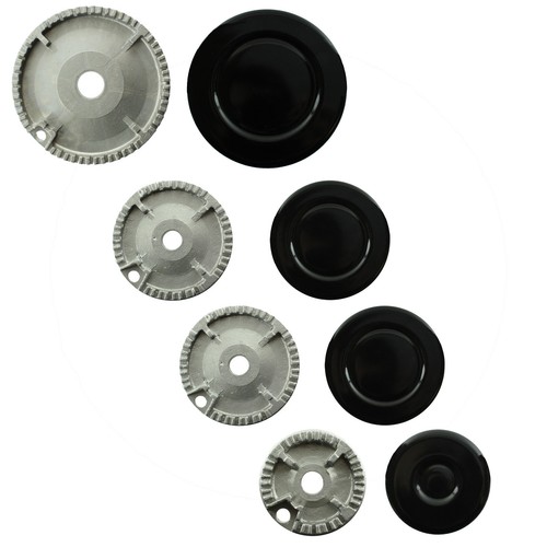 Burner flame cap crown kit - cap, for