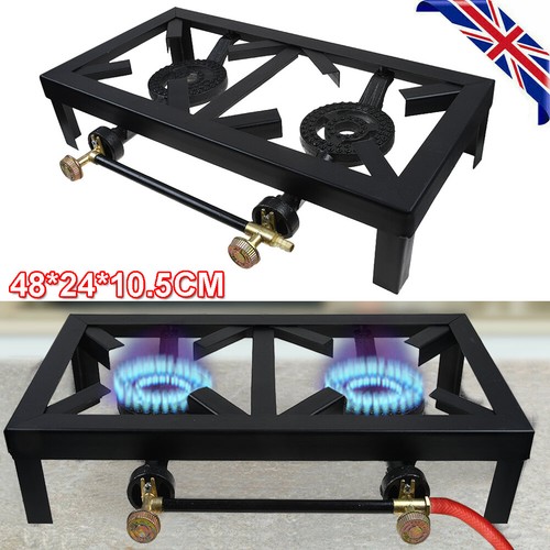 Propane lpg gas double burner - double,