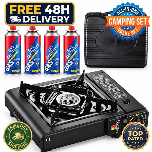 Portable camping gas stove - camping,