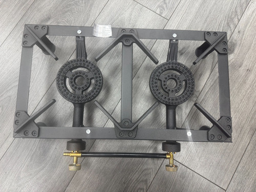 Double ring burner cast - ring, iron